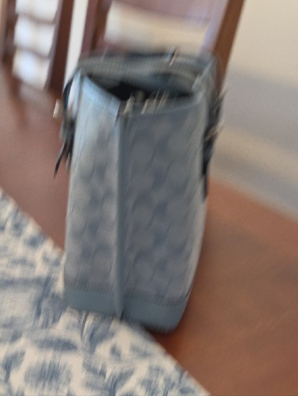 Coach Mollie Light Blue Signature Bag - Picture 4 of 8